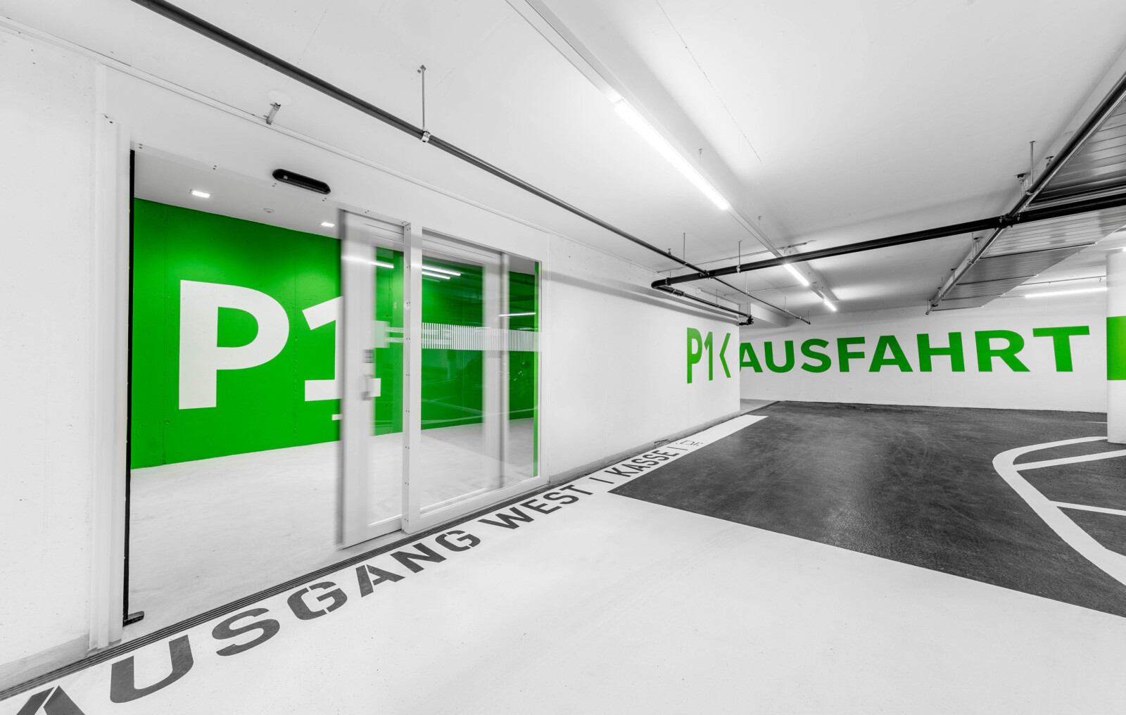 Das Parkhaus im Zentrum von Ruswil.
