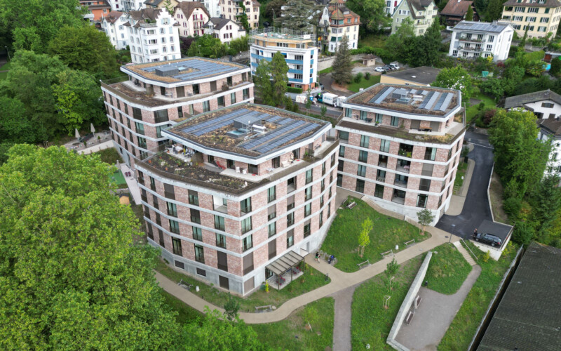 Zukunftgerechtes Wohnen im ElisabethenPark Luzern drei Häuser mit Alterswohnungen