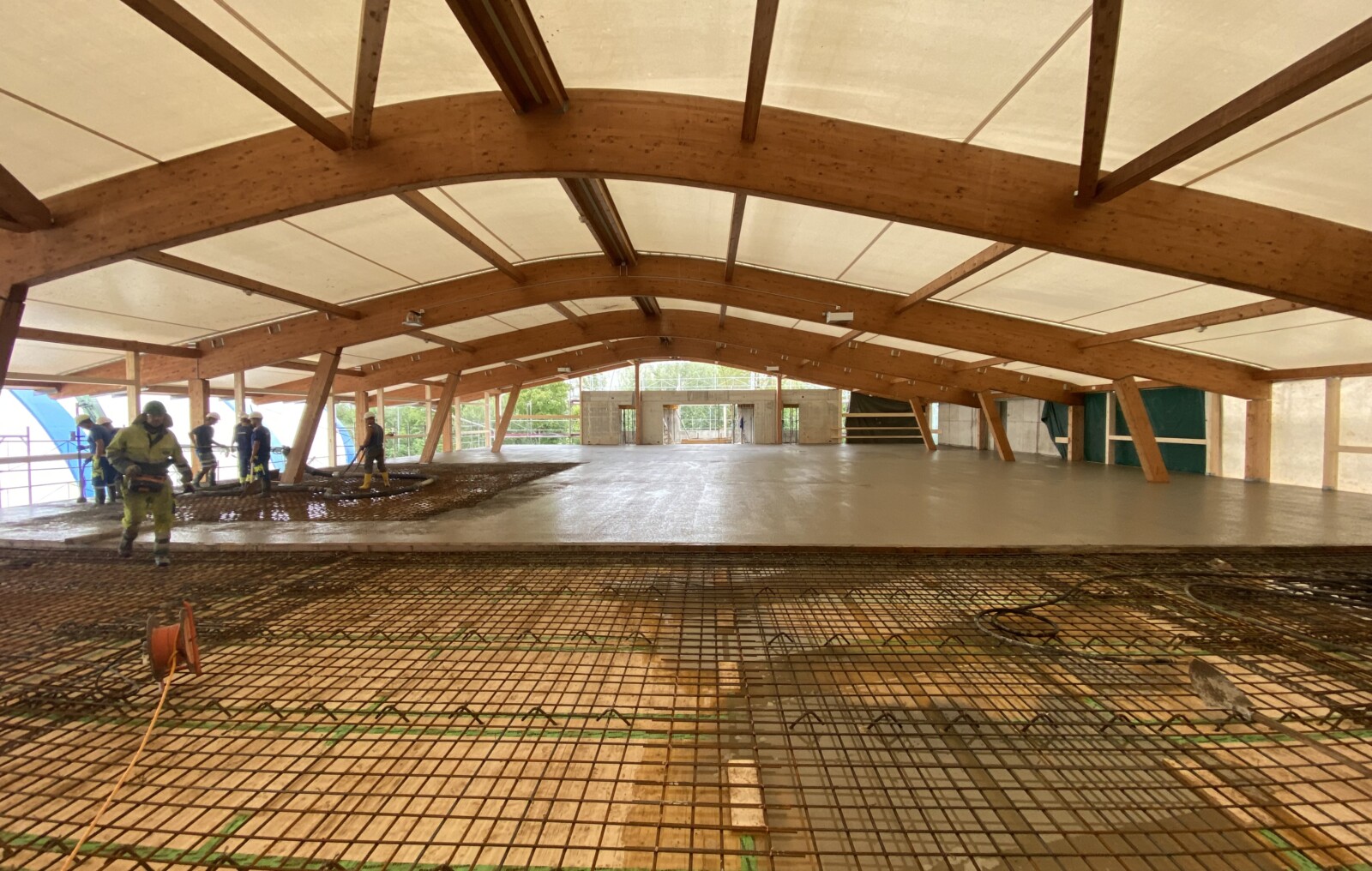 Baustelle Gewerbegebäude Schlänggenried in Sarnen.