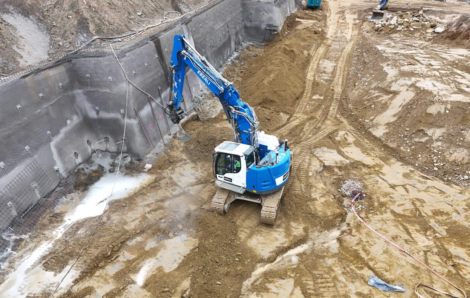 wiberg tiefbau bagger st. erhard
