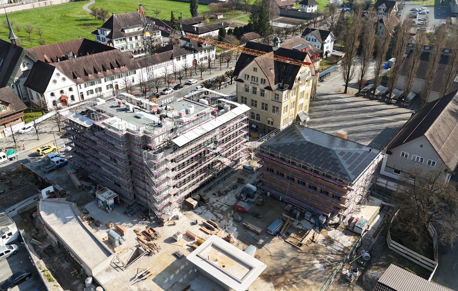 Hochbau Gemeindehaus Sarnen.